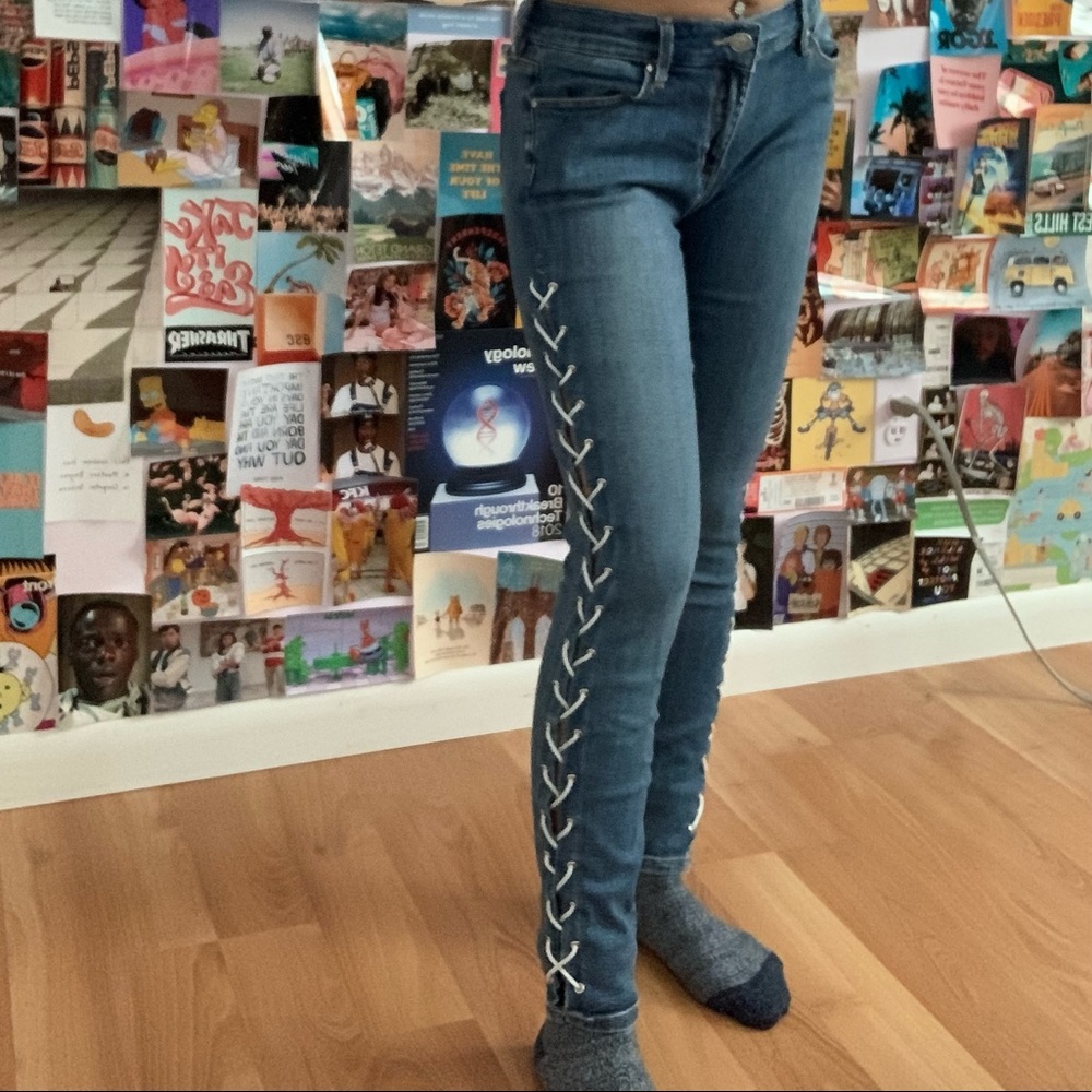 PacSun Lace Up Jeans